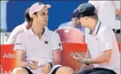  ?? REUTERS ?? US’s Sam Querrey (left) won his match to force a decider.