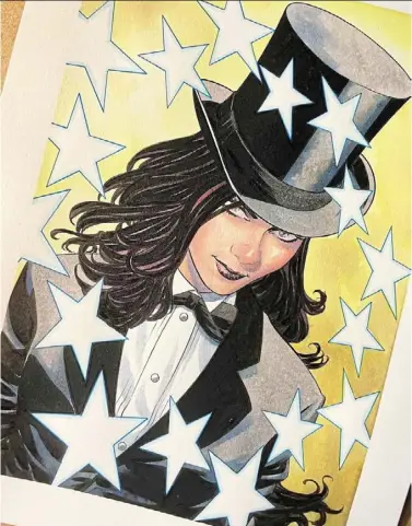  ?? — Photos: DC Comics ?? Over the years, Zatanna has seen her status rise from obscure supporting character to one of the dc universe’s most prominent magic users.