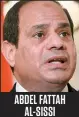  ??  ?? ABDEL FATTAH AL-SISSI Président