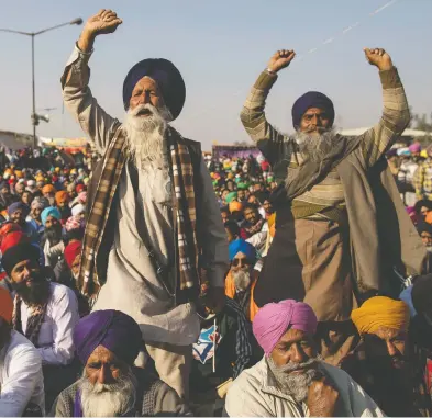  ?? ANINDITO MUKHERJEE / GETTY IMAGES ?? Over the past 20 years, some 3,300 destitute farmers have committed suicide in Punjab's district of Malwa
— so many, that in some local villages, nearly everyone has a tale of a relative who has died.