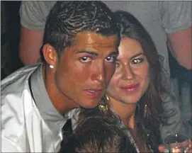  ??  ?? CLUBBING: Ronaldo with Kathryn Mayorga in Las Vegas in 2009