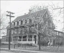  ?? SUBMITTED PHOTO/MARGUERITE BOURGEOYS CENTRE ?? St. Mary’s Academy operated in Summerside from 1868 until 1966. This photo depicts the commercial school that was built as part of the academy.