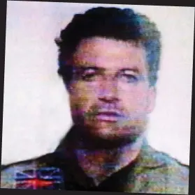  ??  ?? Prisoner of war: A picture of John Nichol released by the Iraqi regime during his capture and torture