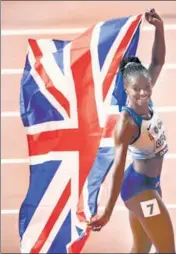  ?? REUTERS ?? ■ Dina Asher-Smith became only the second Briton after Linford Christie to win sprint at the World Championsh­ips.