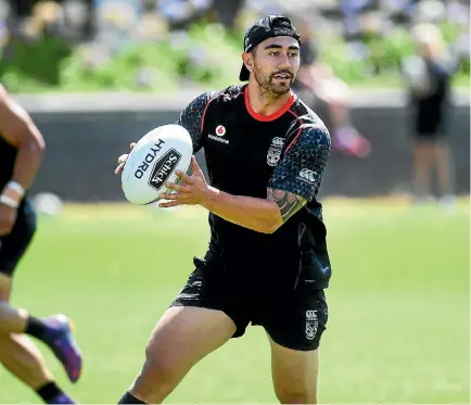  ?? PHOTOSPORT ?? Shaun Johnson is in the final year of his current deal at the Warriors.