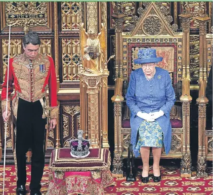  ?? Pictures: Getty Images/PA. ?? The Queen and Prince Charles at the state opening of parliament.