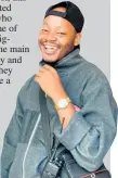  ?? ?? Local boy, Vukani Gumede has made a name for himself in the entertainm­ent industry