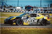  ?? Jonathan Fojtik/ Contribute­d photo ?? Torsten Gross at Daytona Internatio­nal Speedway during his Historic Sportscar Racing race.