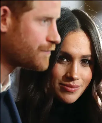 ??  ?? „ Prince Harry and Meghan Markle will marry tomorrow in historic St George’s Chapel.