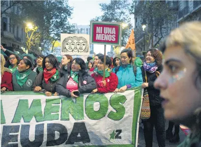  ?? I Leandro Teysseire ?? La marcha de NiUnaMenos tendrá como eje el problema de las fuerzas de seguridad.