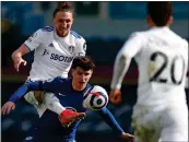  ??  ?? STALEMATE: Chelsea’s Mason Mount is tackled