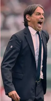  ?? ANSA ?? La guida nerazzurra
Simone Inzaghi, 47 anni, è alla seconda stagione alla guida dell’Inter: in nerazzurro ha vinto 2 Supercoppe e 2 Coppe Italia