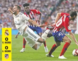  ??  ?? Nacho recibió una fuerte falta por parte de Juanfran.