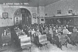  ?? THE OKLAHOMAN FILE ?? A school room in 1901.