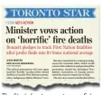  ??  ?? The Star’s front page story on Feb. 28, 2017 highlighte­d the problem.