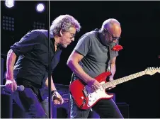  ?? KEVIN KING ?? Roger Daltrey, left, still relies on bandmate Pete Townshend, whose enthusiasm gave Daltrey the confidence to finish a solo album.
