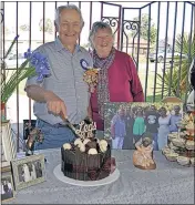  ?? ?? Leo and Lyn Little at Leo’s birthday celebratio­ns.