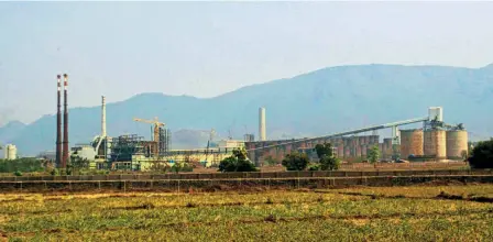  ??  ?? THE VEDANTA alumina refinery at Lanjigarh at the foothills of the Niyamgiri range in Odisha.