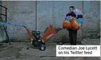  ?? ?? Comedian Joe Lycett on his Twitter feed