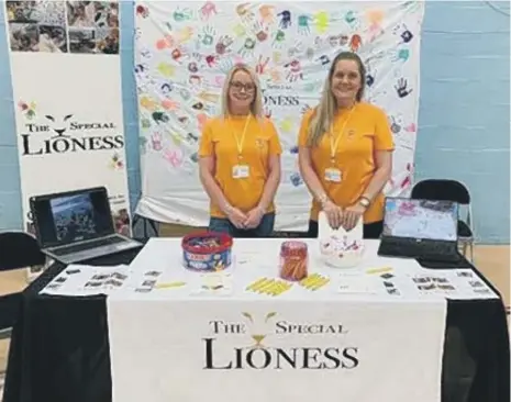  ??  ?? Amy Howes, left, and Claire Stewart, founders of the Special Lioness charity.