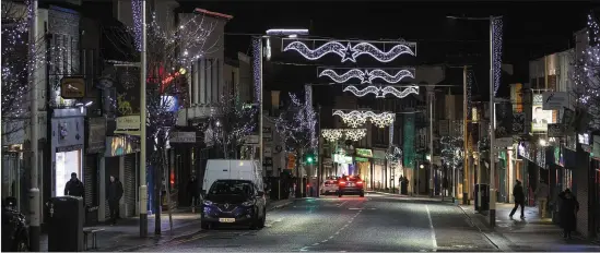  ??  ?? Christmas Lights in Bray.