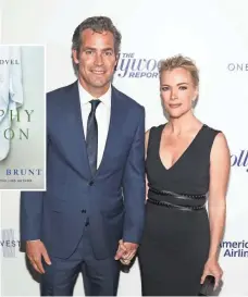  ?? BENNETT RAGLIN, WIREIMAGE ?? Author Douglas Brunt with wife Megyn Kelly. In Trophy Son, reluctant tennis prodigy Anton Stratis takes a bad bounce.