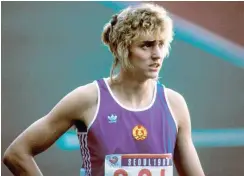  ?? Foto: imago/Passage ?? Heike Drechsler 1988 bei den Olympische­n Spielen in Seoul