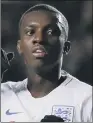  ??  ?? EDDIE NKETIAH:
Scored three goals for England Under-21s, but missed a late penalty.