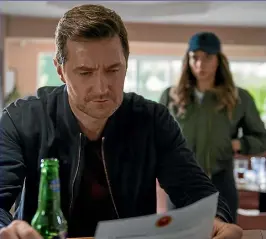  ??  ?? Richard Armitage as a good dad in a tight spot in The Stranger.