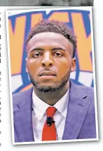  ??  ?? IMPRESSIVE PERFORMANC­E: Mitchell Robinson has wowed Knicks brass not only with his athleti-cism, but with how sharp he looks considerin­g he hasn’t played in an organized basketball game since the Jordan Classic in April 2017.