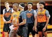  ??  ?? Mike Boynton begins his second season as Oklahoma State’s basketball coach Saturday at Charlotte.