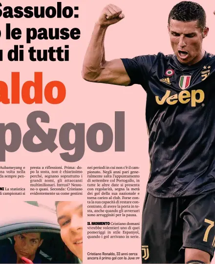  ?? IPP ?? Cristiano Ronaldo, 33 anni cerca ancora il primo gol con la Juve