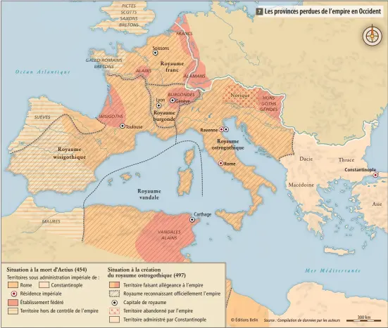  ??  ?? 7
Les provinces perdues de l’empire en Occident