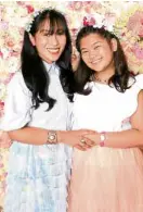  ??  ?? Ginggay dela Merced and daughter Chloe