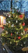  ?? Foto: Oliver Kien ?? Auch für den vom Kindergart­en St. Dorothea in Westheim geschmückt­en Christbaum vergab die Aktionsgem­einschaft Neusäß einen Preis.