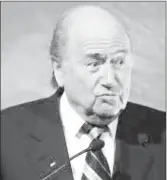  ??  ?? Sepp Blatter