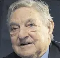  ??  ?? George Soros