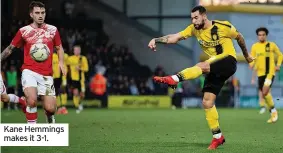  ?? ?? Kane Hemmings makes it 3-1.