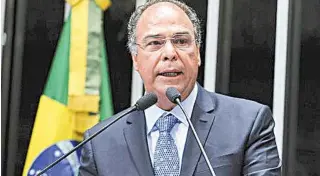  ?? MOREIRA MARIZ/AGÊNCIA SENADO ?? Líder do governo no Senado, Fernando Bezerra Coelho colocou o cargo à disposição de Bolsonaro