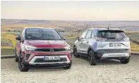  ?? OPEL ?? LOS MÁS CAMPEROS Los Grandland X, Mokka y Crossland muestran la nueva y avanzada cara «crossover» de la firma alemana.