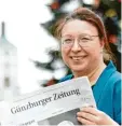  ?? Foto: Alexander Kaya ?? Rebekka Jakob ist die neue Redaktions­leiterin der Günzburger Zeitung.