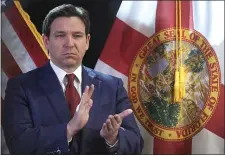  ?? JOE BURBANK — ORLANDO SENTINEL VIA AP, FILE Florida Gov. Ron DeSantis ??