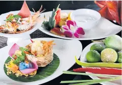  ??  ?? Salathip restaurant at Shangri-La Bangkok features the favourite ‘Discover Thainess’ set dinner menu throughout this month. Dinner guests will also be entertaine­d by classic Thai dance performanc­es.