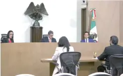  ?? El Sol de Tlaxcala ?? Sesión de la Sala Regional Ciudad de México del Tribunal Electoral del Poder Judicial de la Federación.