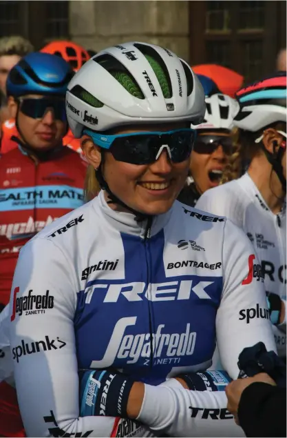  ?? FOTO: TREK-SEGAFREDO ?? Lotta Henttala föredrar att träna i Finland om det inte går att träna utomhus i Spanien.