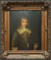  ??  ?? The mid-17th century portrait of William Moseley II by an unknown artist. Courtesy Virginia Beach History Museum.