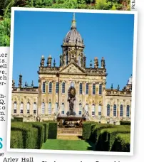  ??  ?? Glorious gardens: Broughton House in Dumfries & Galloway. Inset, Castle Howard, Yorkshire