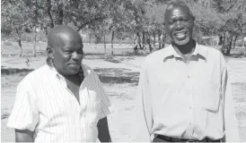  ??  ?? Ignatius Mabuza and Victor Ndlovu