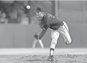  ?? JOSIE LEPE/ AP ?? Stanford senior Quinn Mathews has thrown 100 pitches in 16 of 17 2023 starts.