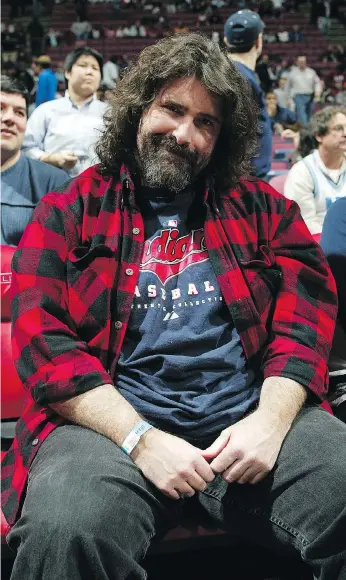  ?? RAY AMATI/NBAE VIA GETTY IMAGES ?? Mick Foley has been a pro wrestling superstar, an actor, comedian, and a best-selling author. The man who can do it all brings his show, Mick Foley: 20 Years of Hell, to Saskatoon Saturday.